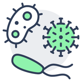 Microbes Cleaning a Surface